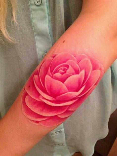 Pink Flower Tattoo Inspirerende Tatoeages Tatoeage Ideeën Mooie