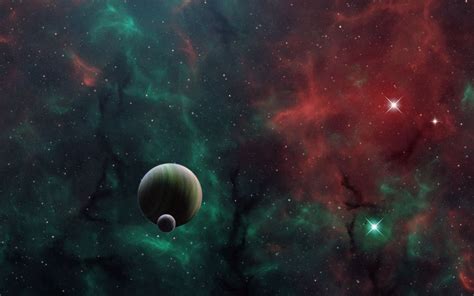 Download Wallpaper 1680x1050 Space Planets Universe Galaxy Outer