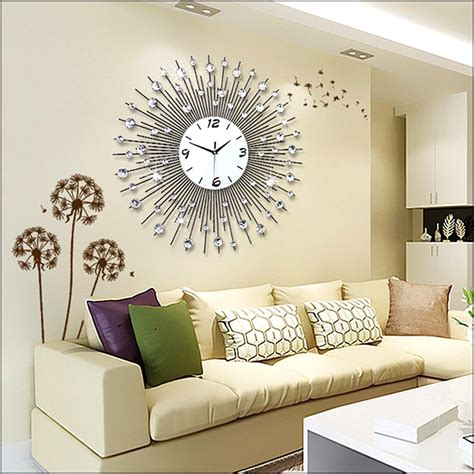 Living Room Wall Decor With Clocks Living Room Home Decorating