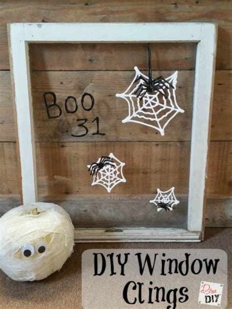 Halloween Crafts For Kids Easy Homemade Window Clings