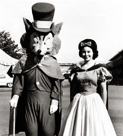 Honest John Worthington Foulfellow And Snow White At Disneyland C 1960s