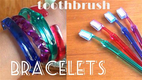 Diy Fashion ♥ Toothbrush Bracelets Youtube