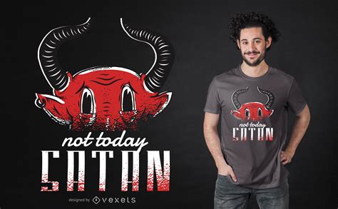 Satan T Shirt Design Vector Download