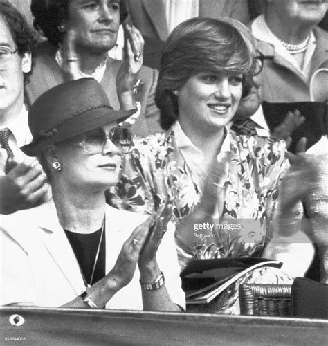 Princess Grace Of Monaco And Lady Diana Spencer Both Clapping As They