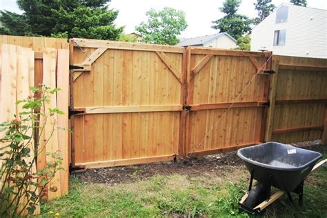 Fence Gates Build A Privacy Fence Gate
