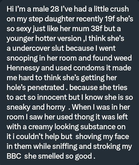 Pervconfession On Twitter He Wants To Fuck His Step Daughter
