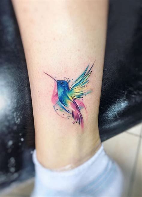 Resultado De Imagen Para Watercolor Hummingbird Tattoos Mom Tattoos