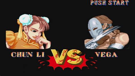 Chun Li Vs Vega Street Figther 2 Youtube