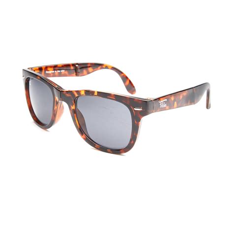 Sunglasses Tortoise Black Lens Foldies Touch Of Modern