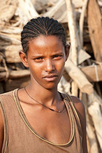 Senior Woman Of The Afar People Danakil Desert Ethiopia Stock Photos