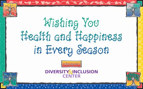Holiday Greetings Diversity And Inclusion Center