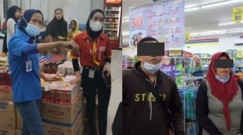 Video Pencuri Tertangkap Viral Karyawan Alfamart Dan Indomaret Kompak
