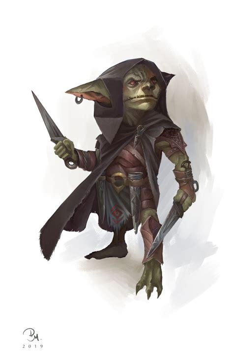 Artstation Goblin Assassin Dionisis Milonas Fantasy Character