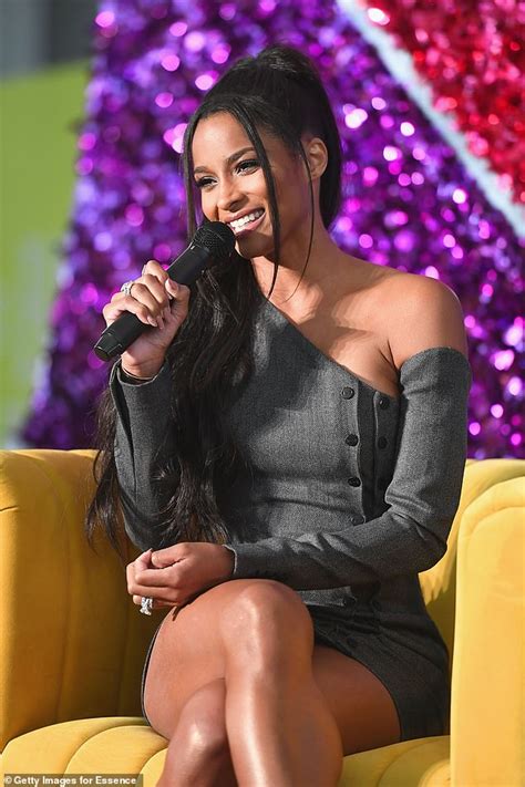 Ciara Oozes Sex Appeal As She Gives Leggy Display In Skimpy Off The