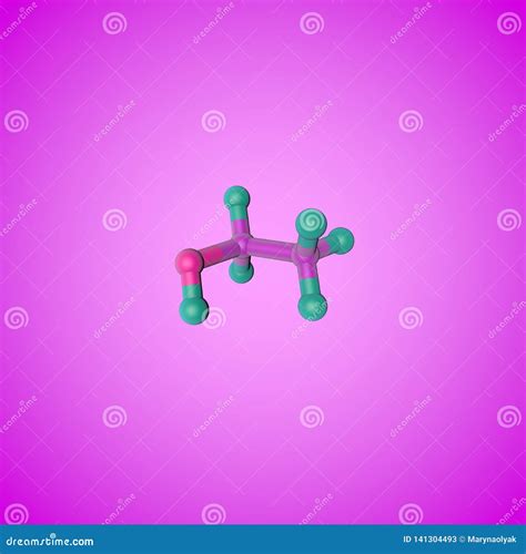Molecular Structure Of Ethanol Drinking Alcohol Ethyl Alcohol