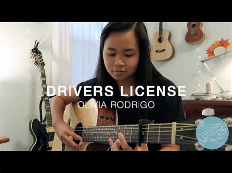 Drivers License Olivia Rodrigo Fingerstyle Guitar Cover Tabs