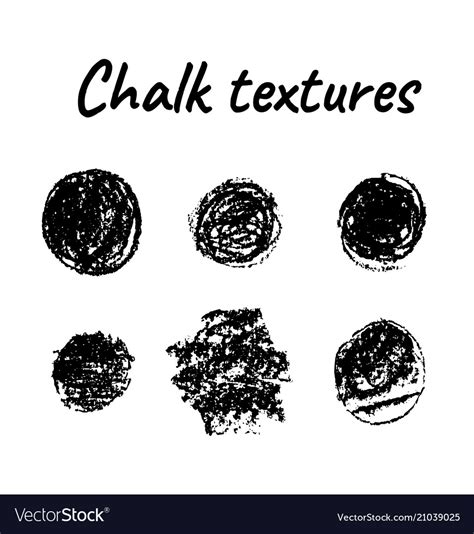 Chalk Grunge Textures Royalty Free Vector Image