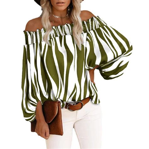 sexy summer shirt loose fit cool women blouse off shoulder loose fit summer shirt pullover top