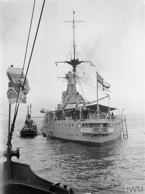 Port Quarter View Of The Queen Elizabeth Class Battleship Hms Warspite