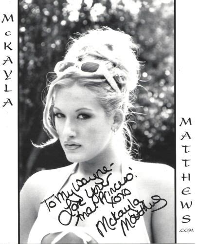McKayla Matthews Hand SIGNED SEXY Promo Photo COA Autographed Porn Star EBay