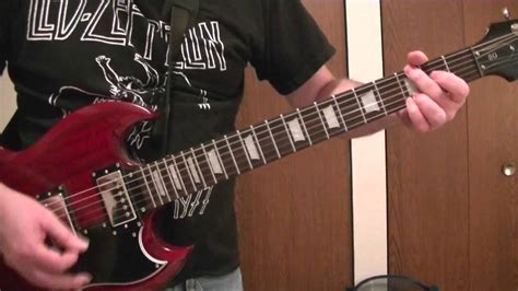 Alice Cooper Be My Lover Rhythm Guitar Cover Youtube