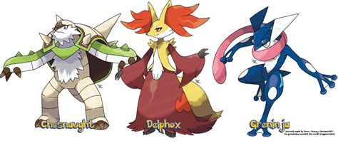 Pokemon X And Y Starter Final Evolutions Revealed The Pokemasters
