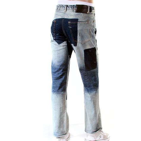 Sons Of Anarchy Vintage Washed Patchwork Denim Jeans Soa1960 At Togged
