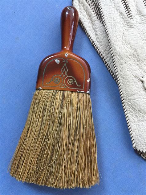 Charming Vintage Tiny Brush Fancy Whisk Broom Metal Top And Etsy