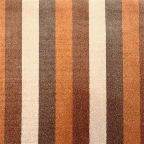 Autumn Stripes Velvet Velvet Upholstery Fabric Velvet Fabric Trim