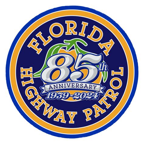 Florida Highway Patrol 85th Anniversary Sticker – Naps and Donuts