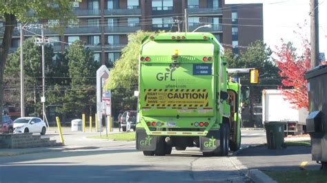 Gfl Garbage Truck Organic Collection Asl Youtube