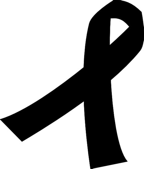 Cancer Ribbon Silhouette At Getdrawings Free Download
