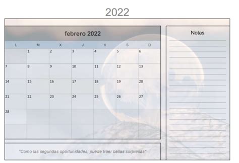 Calendarios 2022 Mis Calendarios