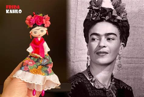 Frida Kahlo Doll Frida Brooch Frida T For Girl Frida Etsy