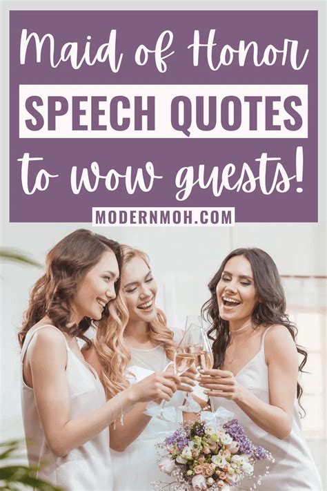 35 maid of honor speech quotes to enhance your toast modern moh
