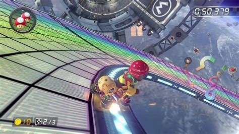 Mario Kart 8 Rainbow Road Time Trial 206260 No Fire Hopping Youtube