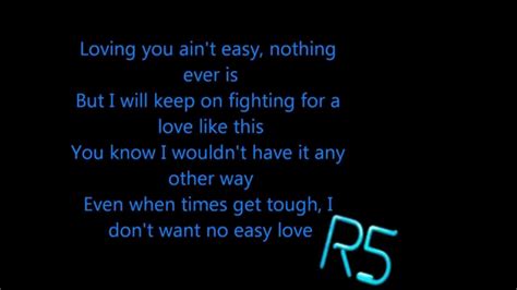 R5 - Easy Love - LYRICS - YouTube