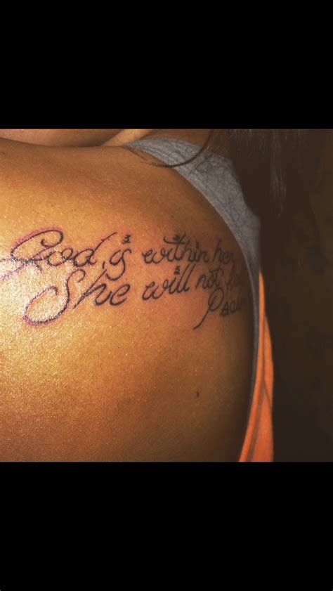 God's word® translation they can't say, 'here it is!' or 'there it is!' you see, the kingdom of god is within you. international standard version people won't be saying, 'look! "God is within her, she will not fall" Psalm 46;5 | Bible quote tattoos, Tattoo quotes, New tattoos