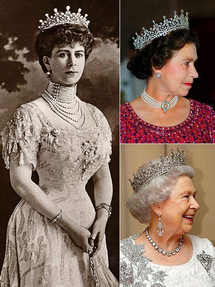 The queen mother gifted queen elizabeth ii the tiara on her 18th birthday, and its since been worn by princess margaret (left) and kate middleton—who famously wore it during her wedding to prince william. Queen Elizabeth's Jewels | Royal tiaras, Royal crowns ...