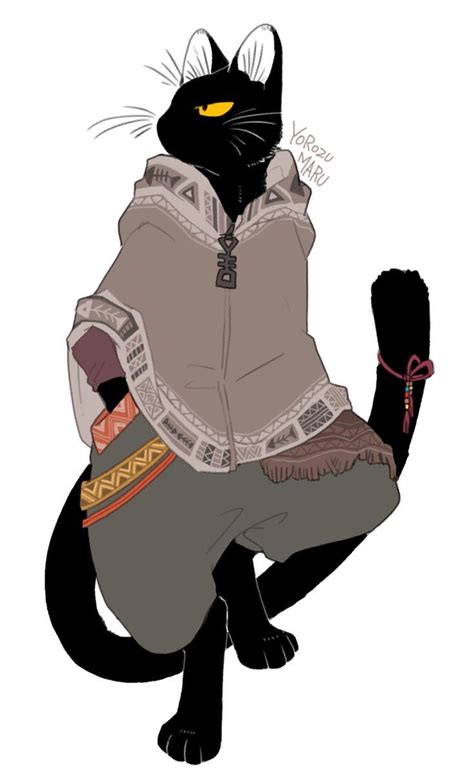 Yorozumaru On Twitter Fantasy Character Design Cat Character
