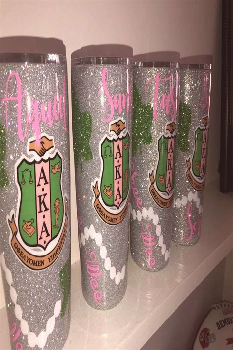 Aka Glam Sorority Tumblers The Perfect Gift For Yourself Or Your Soror
