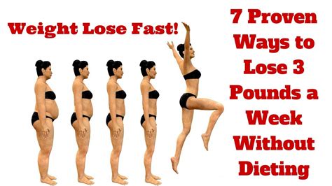 Skipping meals will not make you lose weight faster. How to Lose 3 Pounds weight in a Week Without Dieting - 7 proven methods for weight lose. - YouTube