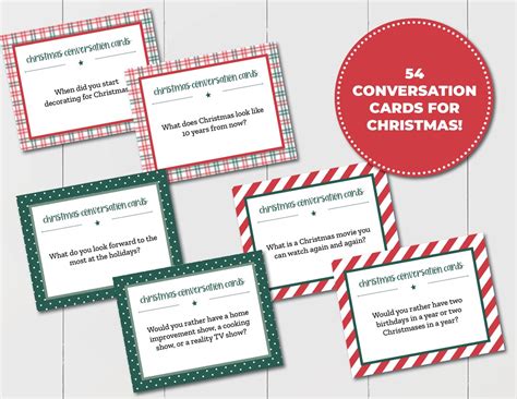 Christmas Ice Breaker Game Conversation Starter For Office Party Game