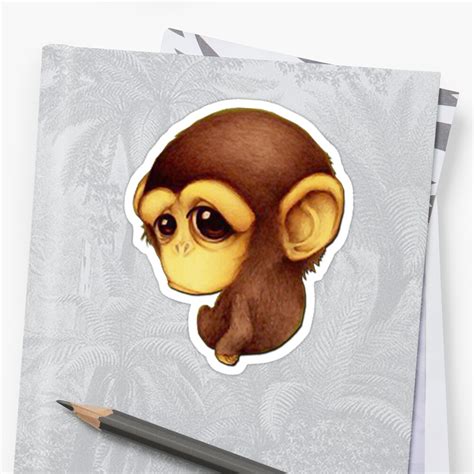 Monkey Sticker By Batak7 Redbubble