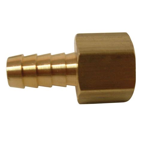 Everbilt Lead Free Brass Hose Barb Adapter 38 In X 38 In Fip 800159