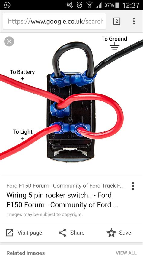 Wiring 12v Lighted Toggle Switch