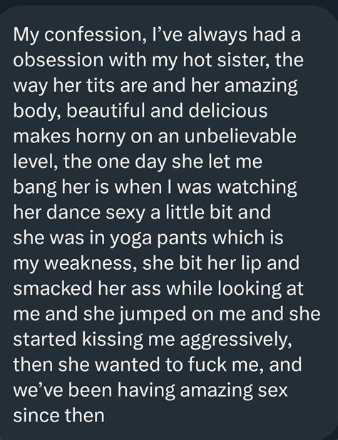Nsfw Confessions On Twitter Maybe The Most Beautifull Sister In The