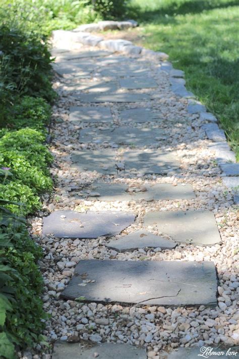 How To Lay And Install The Perfect Flagstone Walkway Easy Diy With Pea