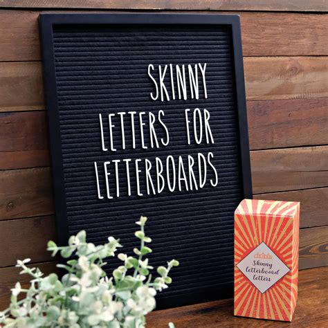 Buy Skinny Letterboard Letters Only Set No Board Included Rae Dunn
