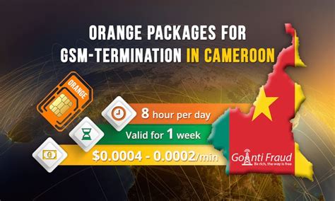 Orange Packages For Gsm Termination In Cameroon Cameroon Orange